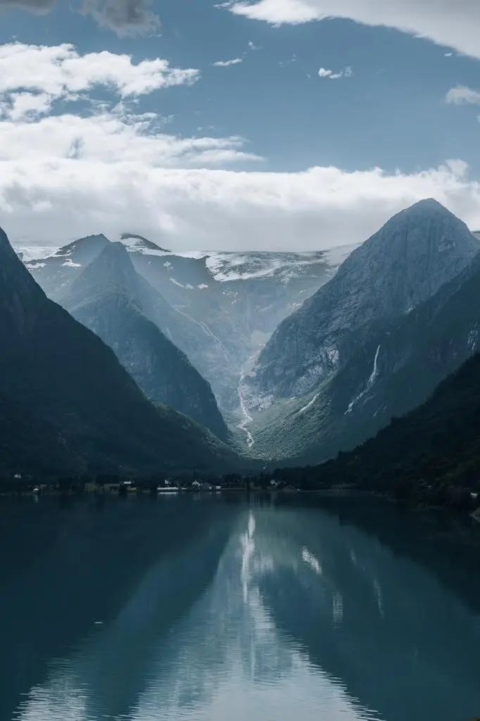 Valley in Norway taken by One Point Eight Media